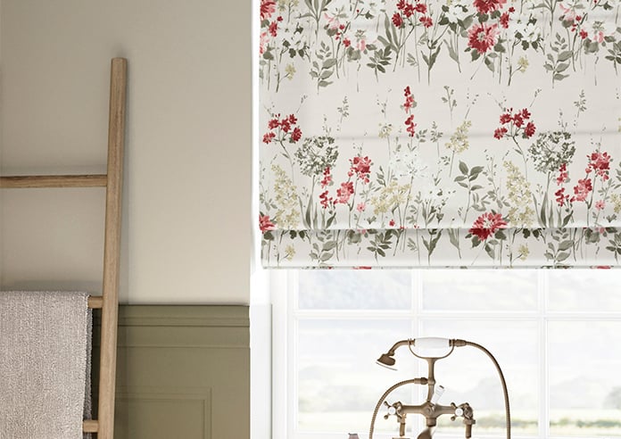 Wild Meadow, Ruby - Roman Blind - Image 5